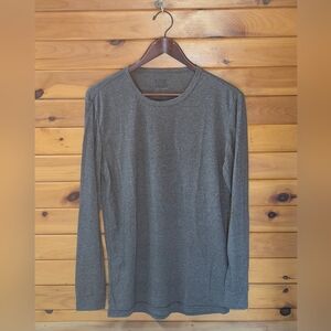 Gray Long Sleeve Men's Shirt